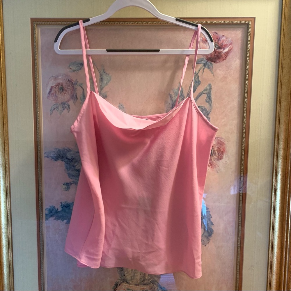 NWT Topshop pink cami tank Top size 2 C4